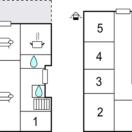 5 Bedroom Awesome In Etne 度假居 *